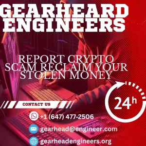 REFUND FOR CRYPTO SCAM THROUGH GEARHEAD ENGINEERS