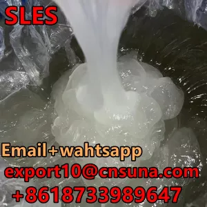 Shampoo Production Household Cleaning Raw Material CAS 68585-34-2 Sodium Lauryl Ether Sulphate Powder SLES 70%