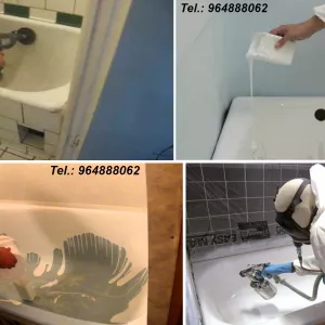 Renovação Banheiras, Pintura de Banheiras. Restauro de banheiras