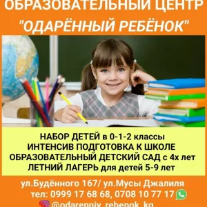 Образовательный центр «Одарённый ребёнок». Школа, детский сад, подготовка к школе, летний лагерь