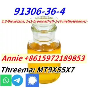 CAS 91306-36-4 Chemical Raw Material 2-(1-bromoethyl)-2-(p-tolyl)-1,3-dioxolane Yellow