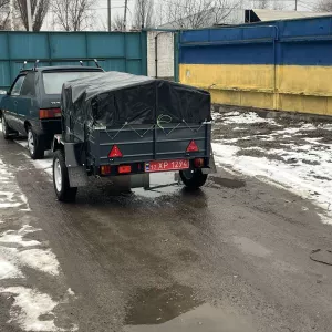 Автомобільний причіп, причіп Дніпро-150 (150х130х35- розмір кузова)