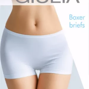 Жіночі білі безшовні труси-шорти «Boxer Briefs»