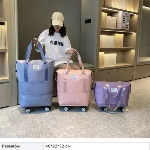 Дорожня сумка для подорожей для ручної поклажі на колесах