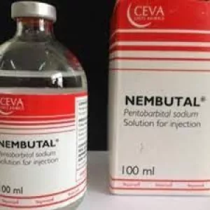 All Nembutal products for humans and veterinary farms