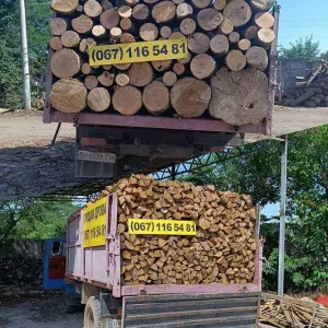 Сухие дрова с доставкой недорого Одесса.