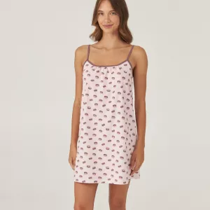 Жіноча нічна сорочка на тонкій бретелі «Sweets» (арт. LDK 112/22/03)