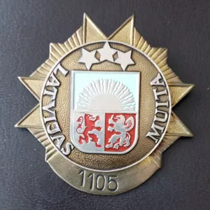 Нагрудный знак таможенника Латвии