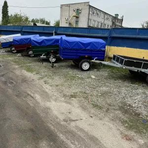 Новий причіп 200х130х35 (завод Дніпро).Різна висота борту по наявності