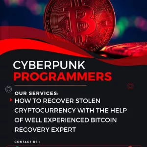 HOW TO RECOVER STOLEN CRYPTOCURRENCY WITH THE HELP OF WELL EXPERIENCED BITCOIN RECOVER EXPERT; CYBERPUNK PROGRAMMERS