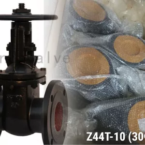 Засувки з чавунним клином Z44Т-10 (30ч6бр) PN10 DN50-300 виробництва Yuanda Valve Group.