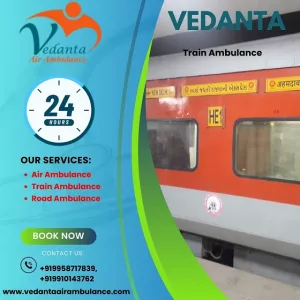 Vedanta Train Ambulance Service In Kolkata Offers Safe And Secure Medical Transportation