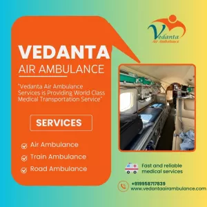 Utilize Vedanta Air Ambulance in Guwahati with Apt Medical Services