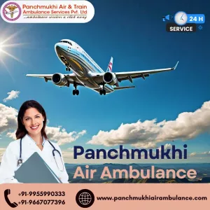 Hire Panchmukhi Air and Train Ambulance Services in Ranchi with State of the Art Ventilator