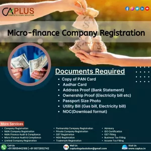 Microfinance Company Registration