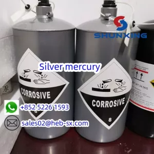Mecury liquid 99.9999% min from Manufacturer Wholesale