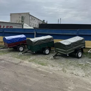 Одновісний причіп з євро тентом «Дніпро-170» та інші моделі!