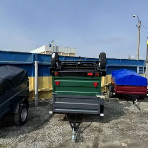 Новий причіп 200х130х40-Кременчуцькі причепи ТМ «Дніпро»