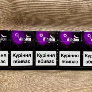 сигареты Винстон нано 🟣 с капсулой черника (4мг)🇺🇦