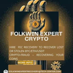 FOLKWIN EXPERT RECOVERYRELIABLE & MOST TRUSTWORTHY BITCOIN RECOVERY SOLUTIONS EVER.