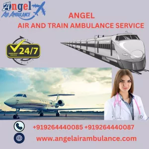 Book Angel Air and Train Ambulance Service in Kolkata for Patient Care