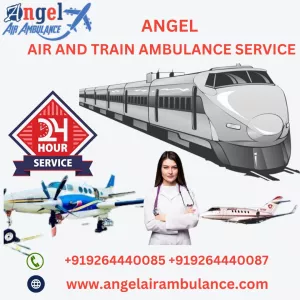 Hire Angel Air and Train Ambulance Service in Jamshedpur with Life-Saving Medical Equipment