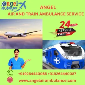 Get Angel Air and Train Ambulance Service in Raigarh with the Availability of Medical Equipment