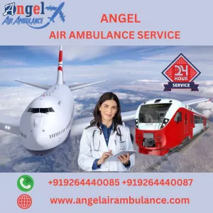 Avail Angel Air and Train Ambulance Service in Patna for Safe Transportation