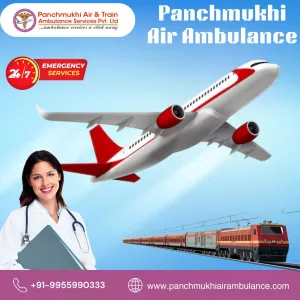 Choose Panchmukhi Air Ambulance Services in Gorakhpur with Life-Saver Medical Attachments