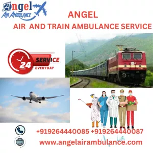 Book Angel Air and Train Ambulance Service in Kolkata with ICU Facilities