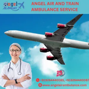 Use Angel Air and Train Ambulance Service in Lucknow to Provide Oxygen to the Patient