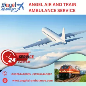 Gain Angel Air and Train Ambulance Service in Bhopal with Cost-Saving Medical Facilities