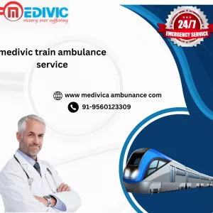 Hire the Best Train Ambulance then Medivic Train Ambulance Services in Ranchi at low charge