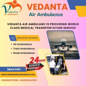 Book Vedanta Air Ambulance Service in Allahabad with Proper Healthcare Facility