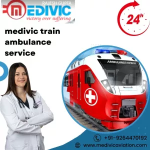 Medivic provides Train Ambulance Service in Kolkata for Every Emergency Crisis