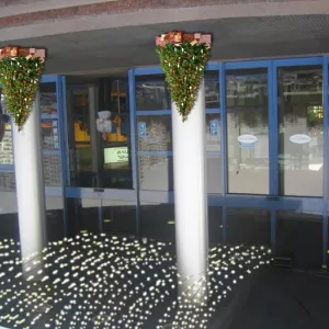 Праздничное оформление помещений на Новый Год