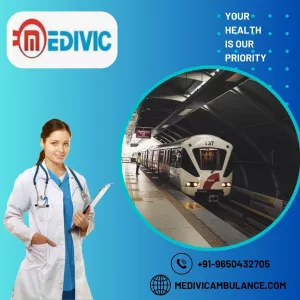 In the Event of an Emergency, a Medivic Train Ambulance in Guwahati is Always Available