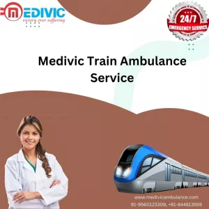 Medivic Train Ambulance in Kolkata inexpensive Train Ambulance service