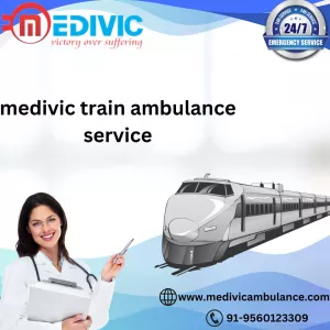 Choose Medivic Aviation Train Ambulance in Jamshedpur for Hassle-Free Long Distance Patient Transfer