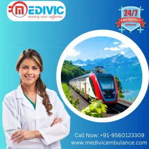 Medivic Aviation Train Ambulance in Kolkata provides Comprehensive Medical Support on the Move