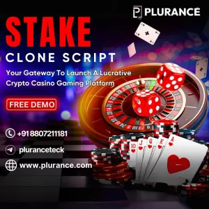 Plurance's Stake Clone Script - Designed to Dominate the Crypto Casino Market