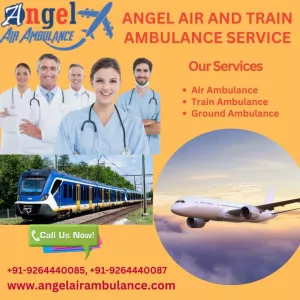 Book Angel Air and Train Ambulance Service in Indore for Easily and Comfort Transport