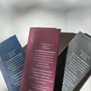 Golden Door mushroom chocolate bars