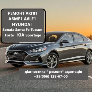 РЕМОНТ АКПП A6MF1 Hyundai IX35 , Sonata, Accent, Elantra, Santa Fe Kia Sportage Forte A6MF1, A6MF2, A6LF1, A6GF1,