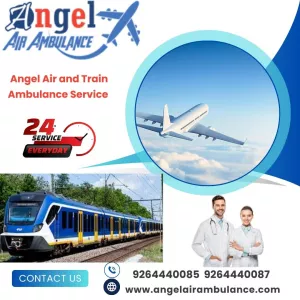 Angel Air and Train Ambulance Service in Raigarh Provide Comprehensive Transport Services