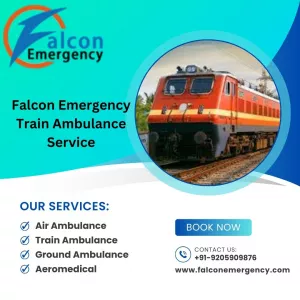 Falcon Emergency Train Ambulance in Chennai has the latest technology on Board