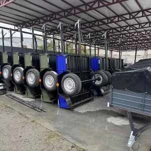 Причіп одновісний 150*130*35 «Дніпро».Різні кольори та комплектація причепів