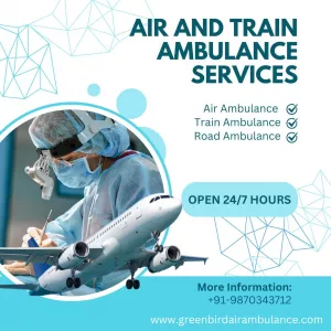 Your Best Air and Train Ambulance Services in Delhi with Safety and Reliable Transportation