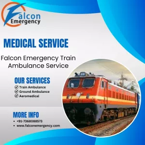 Take advantage of falcon emergency Train Ambulance Service in Varanasi with a medical team at a minimal budget