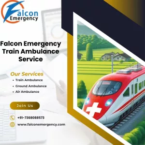 Choose the Quick and Reliable Falcon Train Ambulance in Bangalore Medical Shifting